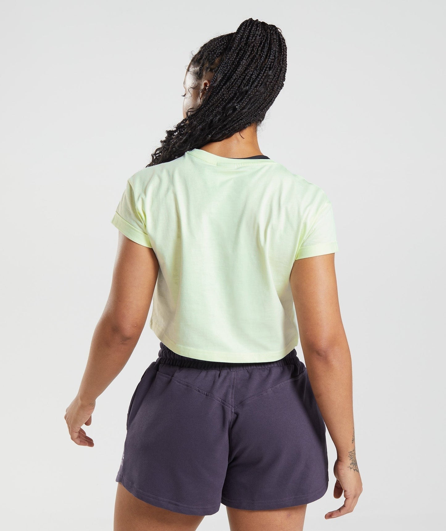 Gymshark Legacy Crop Top - Cucumber Green