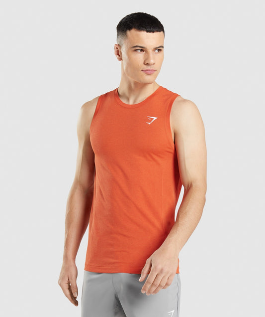 Gymshark Vital Light Tank - Papaya Orange Marl