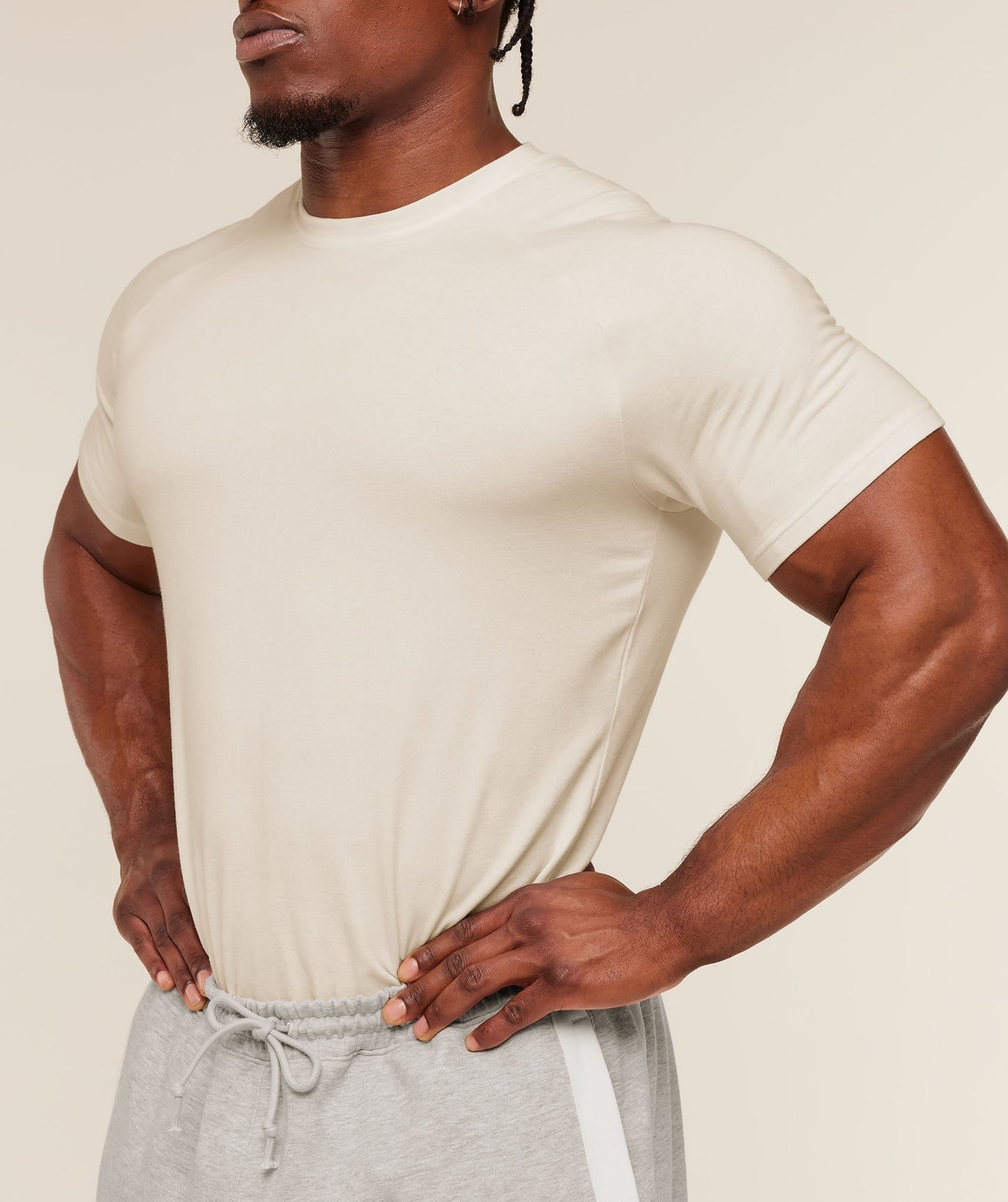 Gymshark x CBUM Essential T-Shirt - Soft White