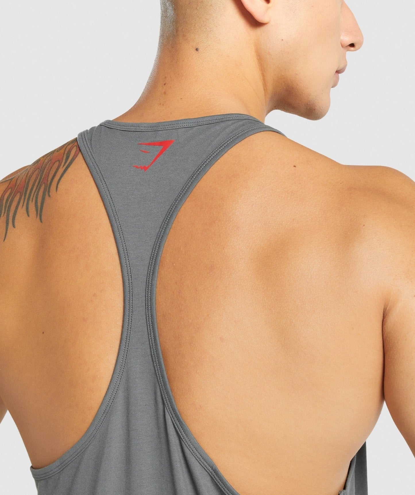 Gymshark Power Stringer - Grey