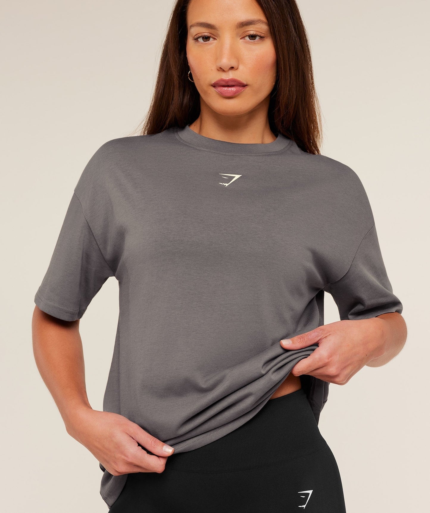 Gymshark GS Power Oversized T-Shirt - Cool Brown