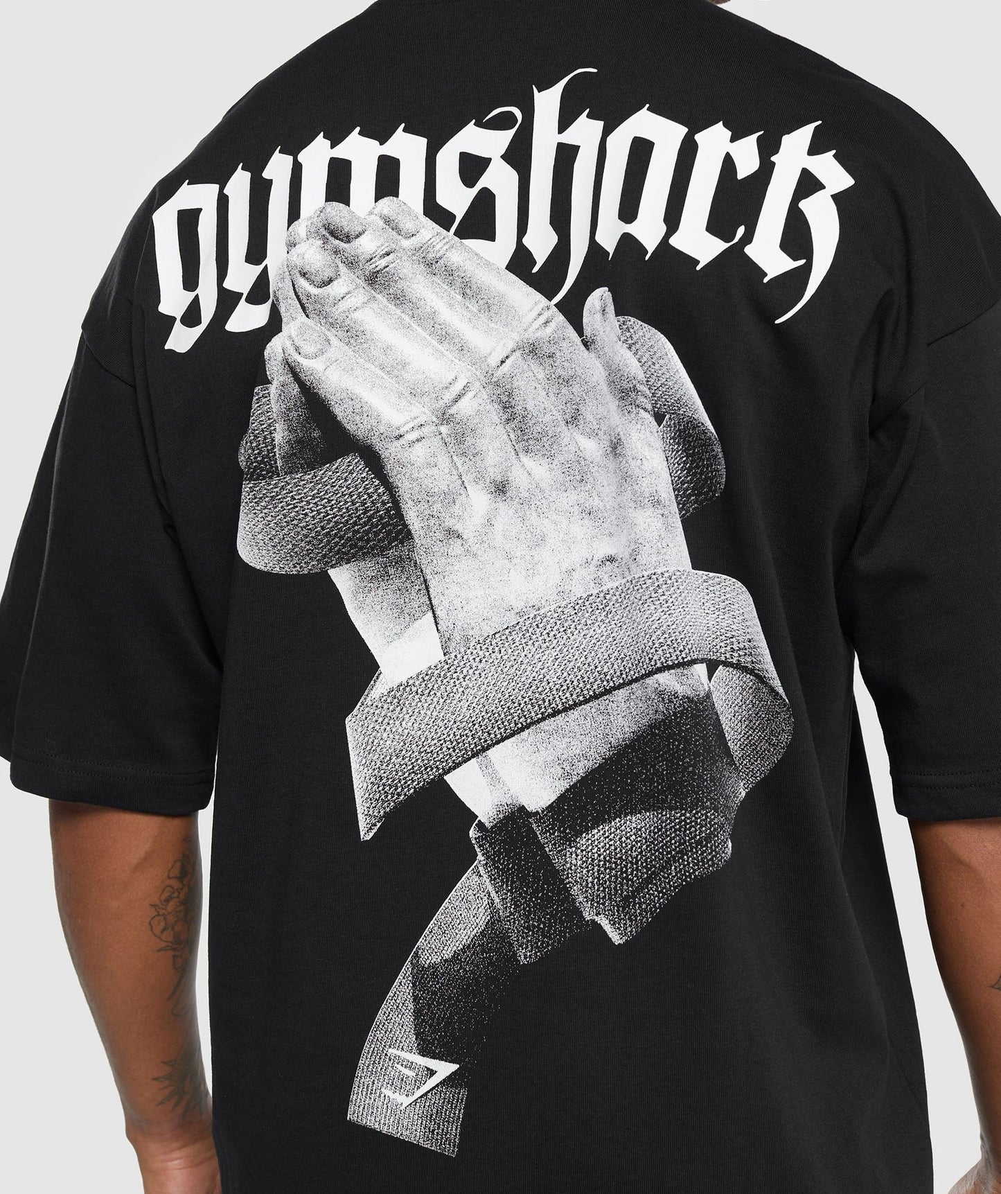 Gymshark Prayer Hands T-Shirt - Black