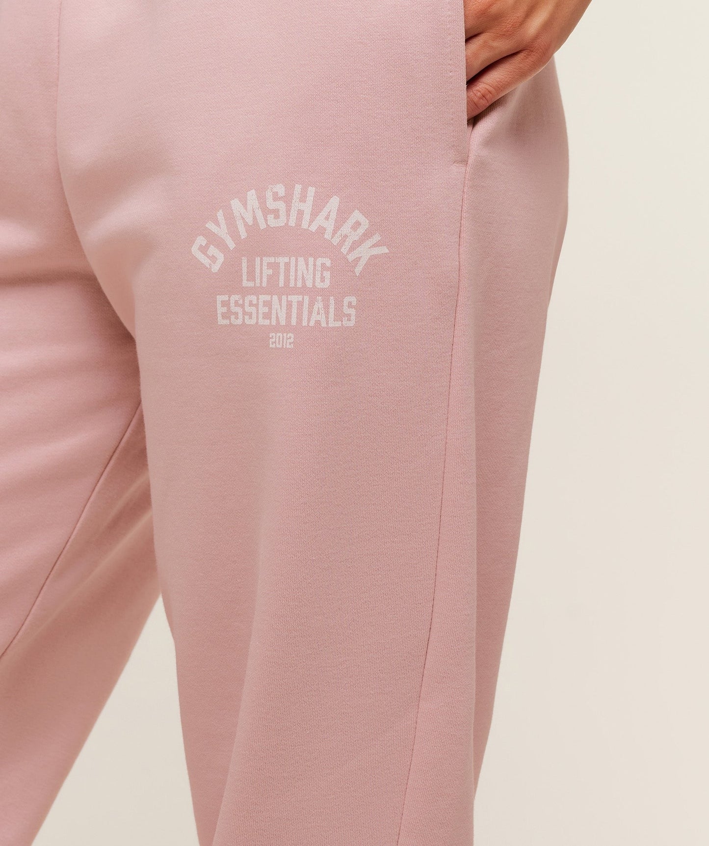 Gymshark Lifting Essentials Joggers - Cloud Pink
