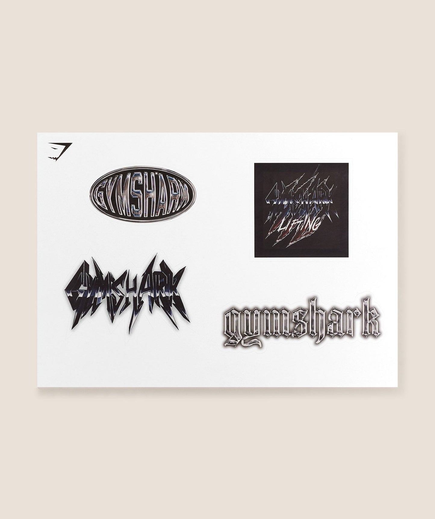 Gymshark Sticker Pack - Metallic Pack