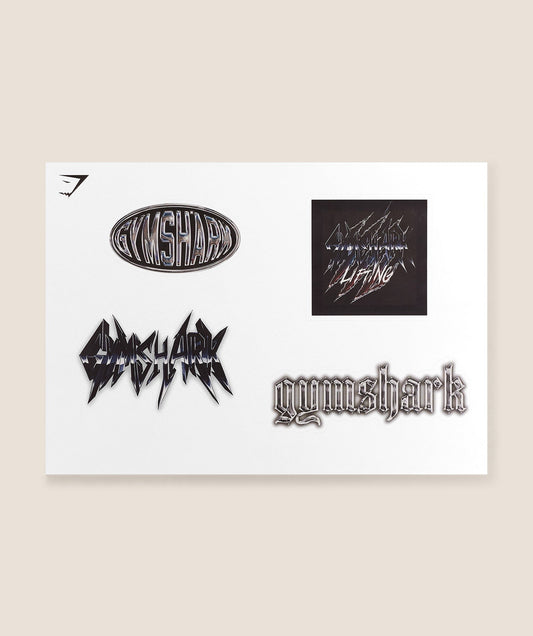Gymshark Sticker Pack - Metallic Pack