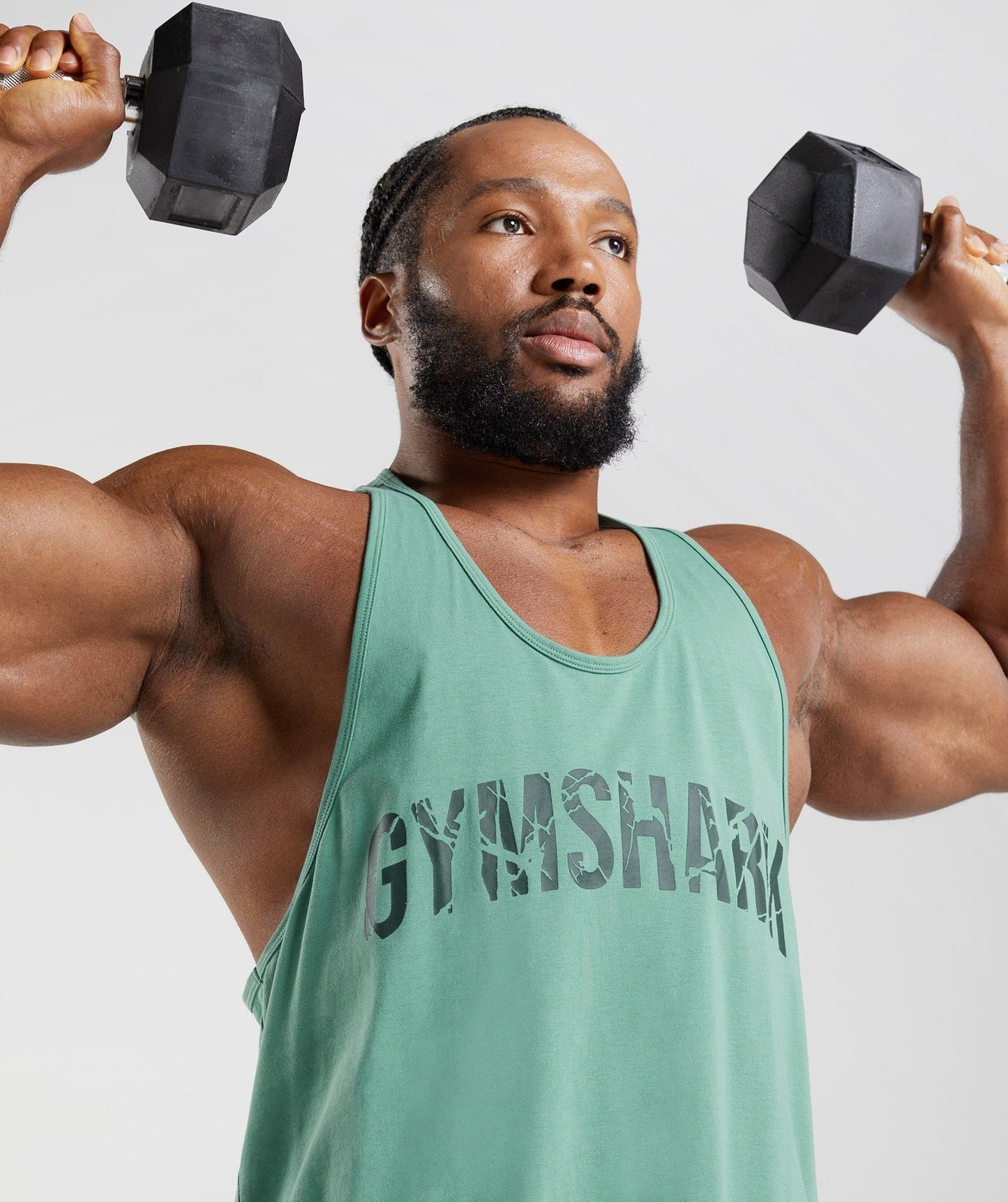 Gymshark Power Stringer - Alpine Green