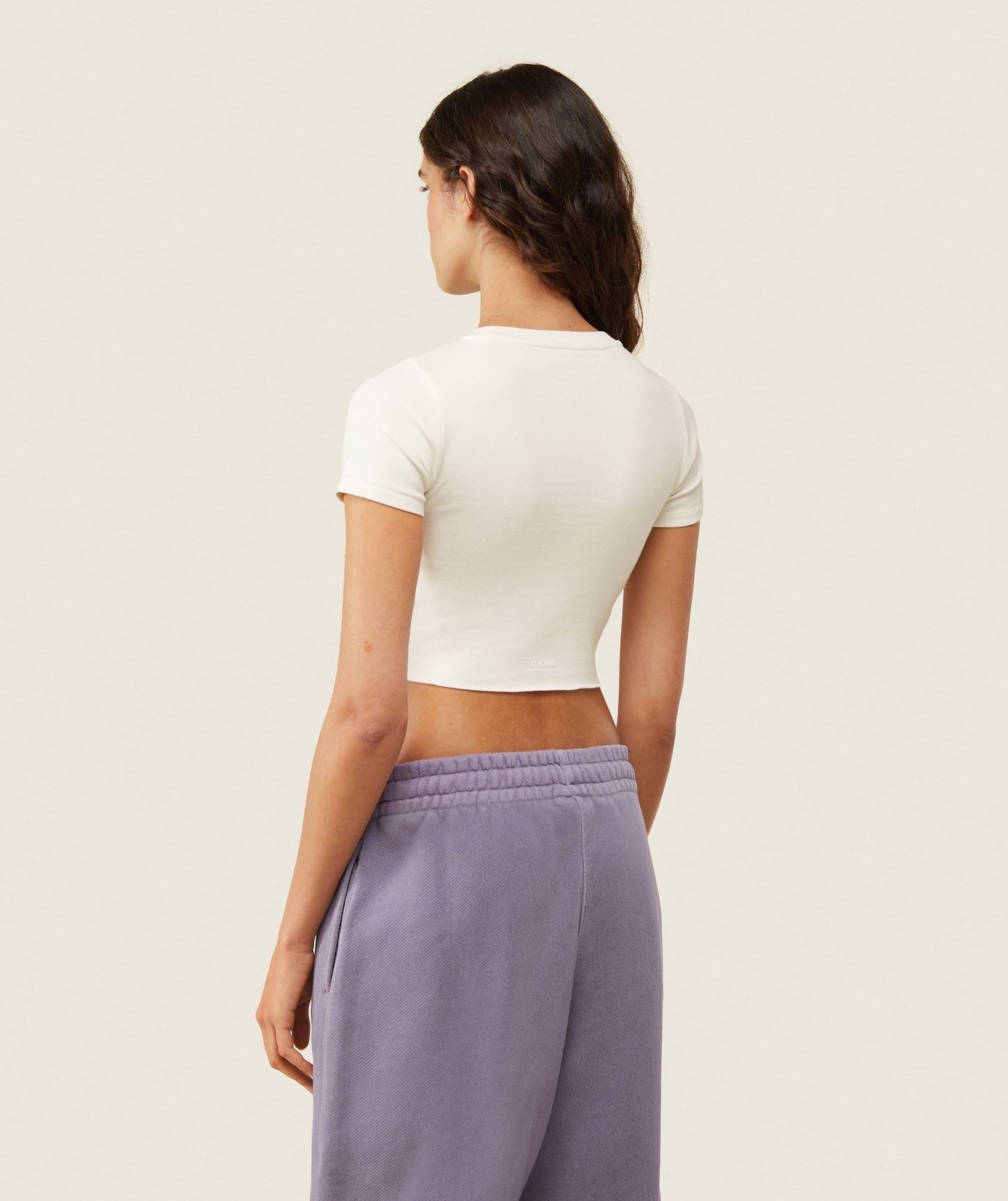 Gymshark everywear Ribbed Tee - Soft White