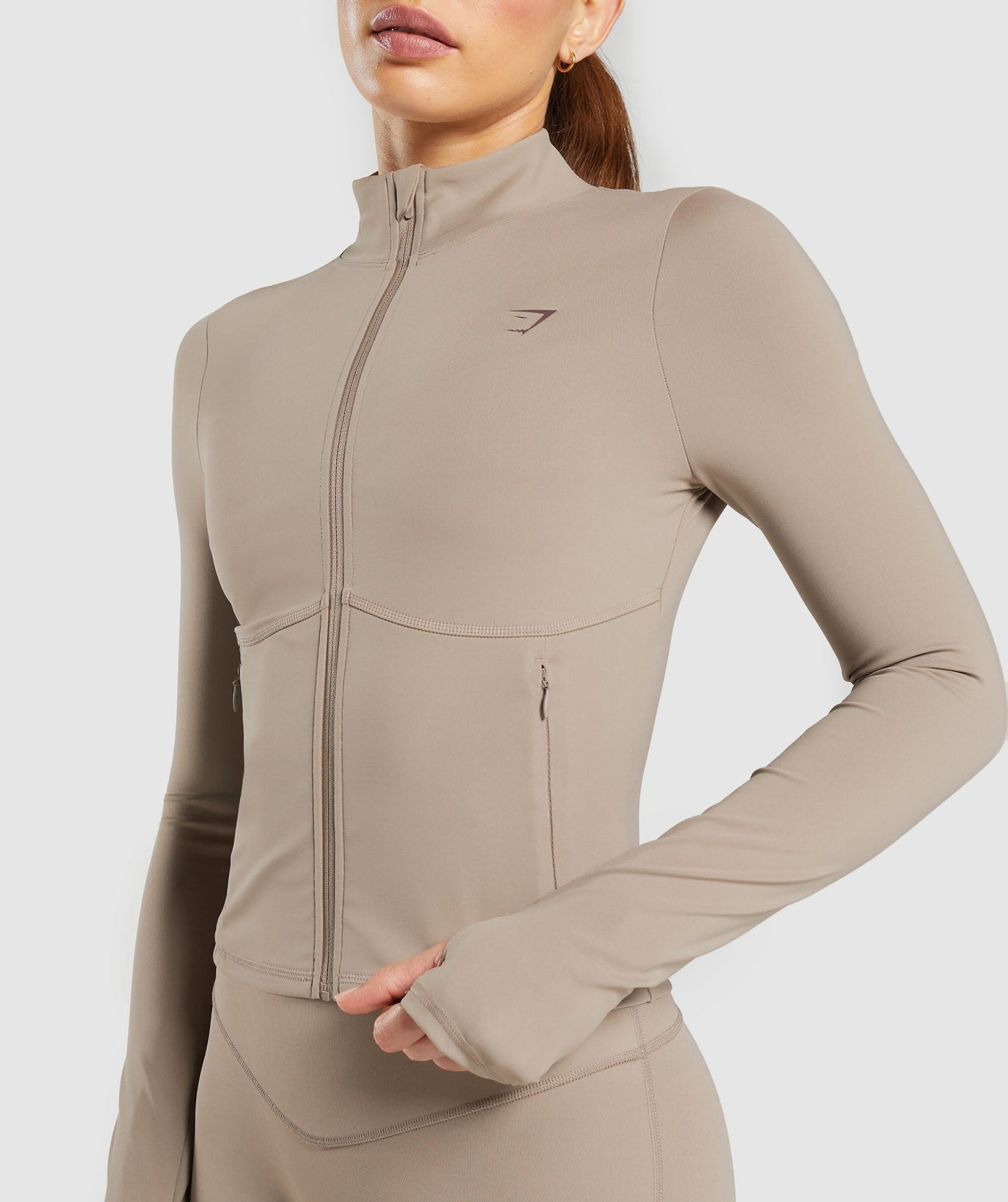 Gymshark Elevate Tracktop - Lifestyle Brown