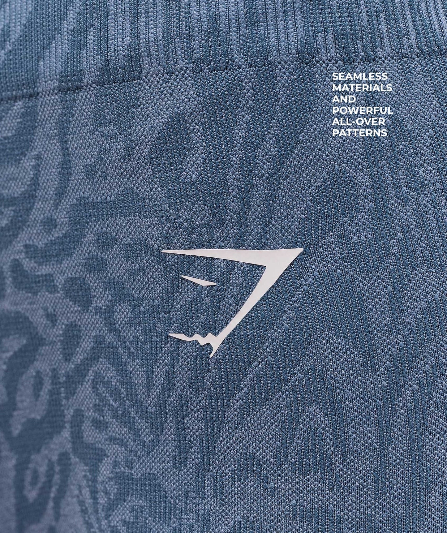 Gymshark Adapt Animal Seamless Shorts - Worn Blue/Peri Blue