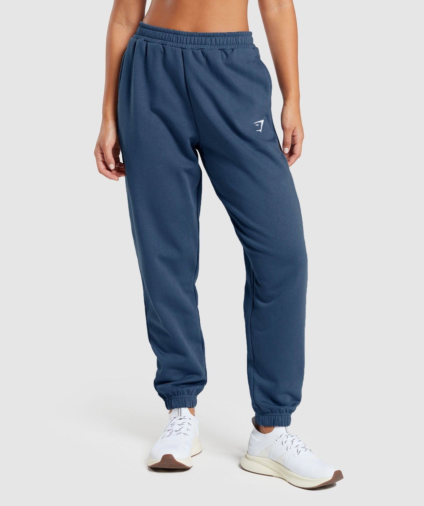 Gymshark Training Regular Fleece Joggers - Ash Blue
