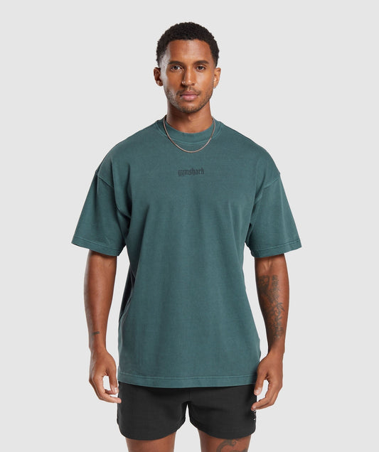 Gymshark Heavyweight T-Shirt - Smokey Teal