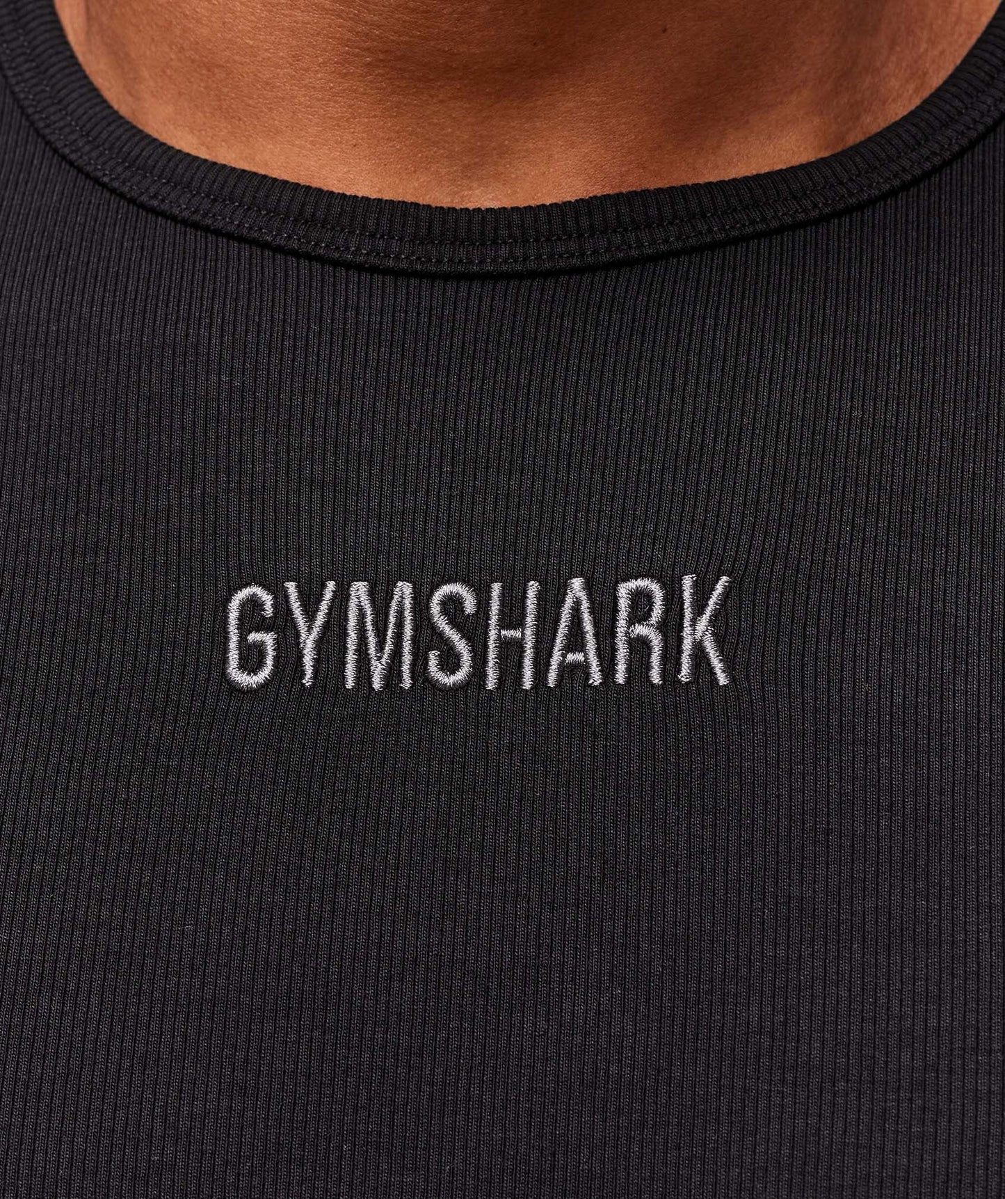 Gymshark Premium Ribbed T-Shirt - Black