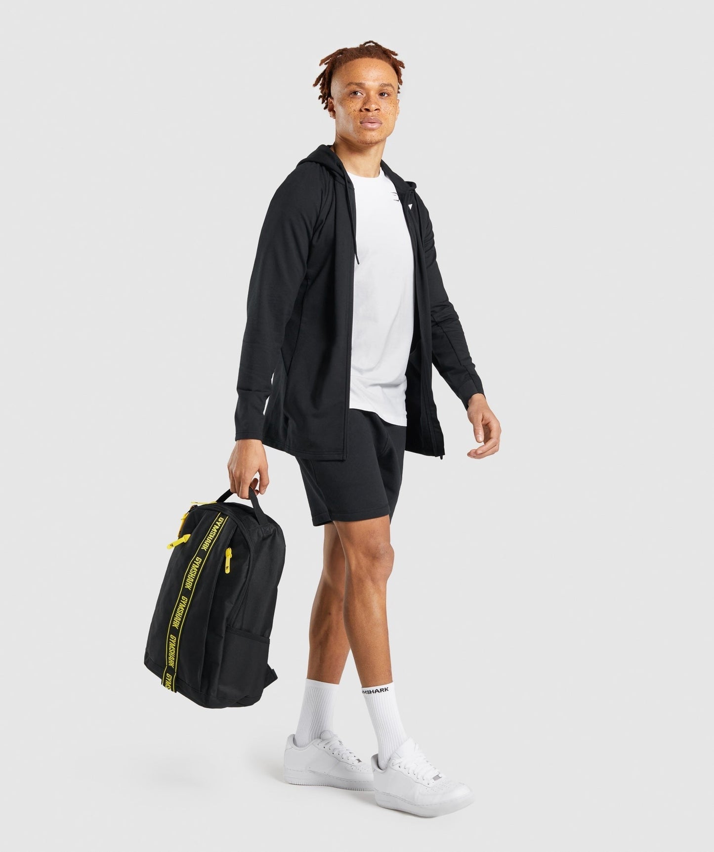 Gymshark Taped Logo Backpack - Yellow