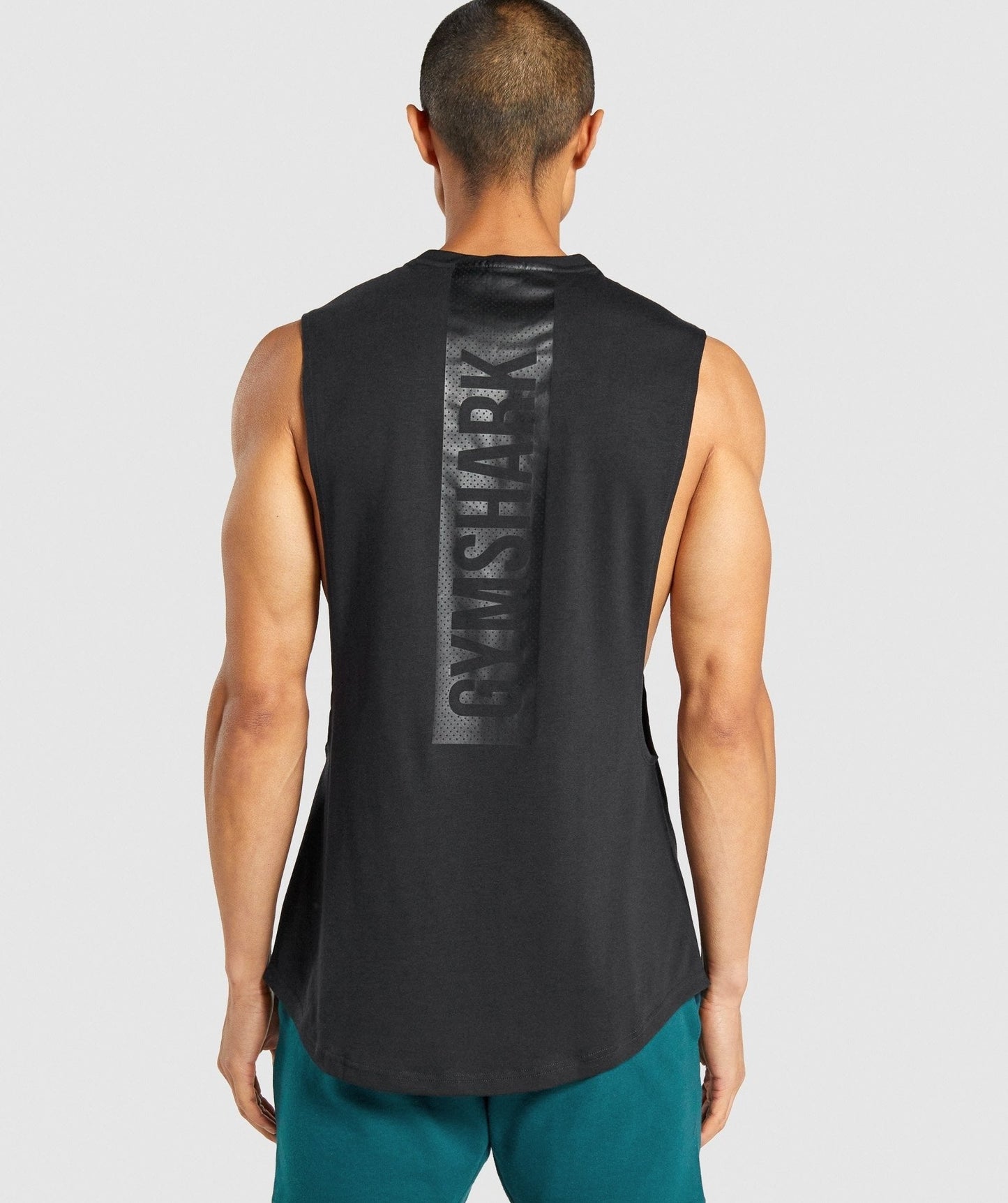 Gymshark Bold Drop Arm Tank - Black