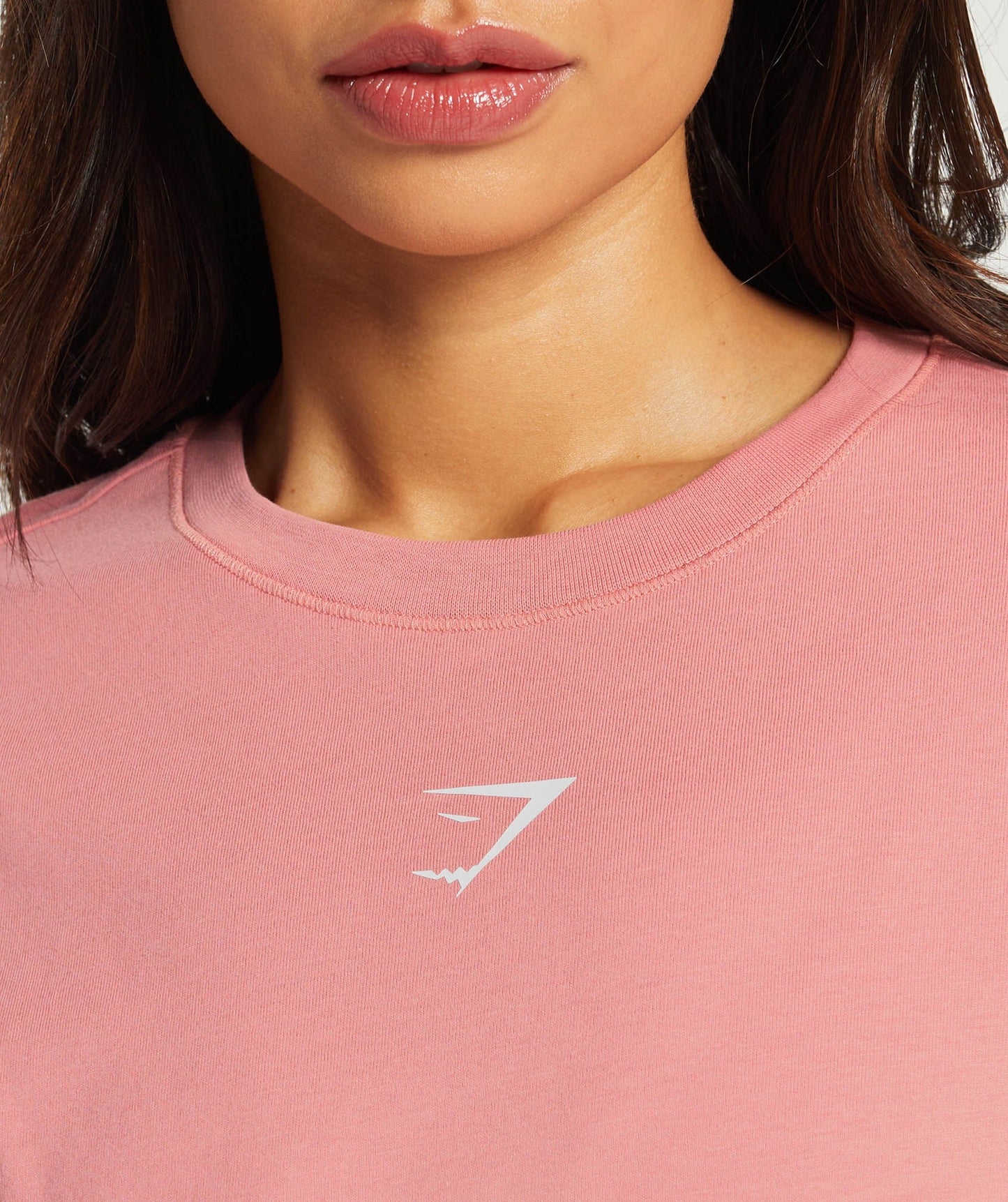 Gymshark Fraction Long Sleeve T-Shirt - Classic Pink