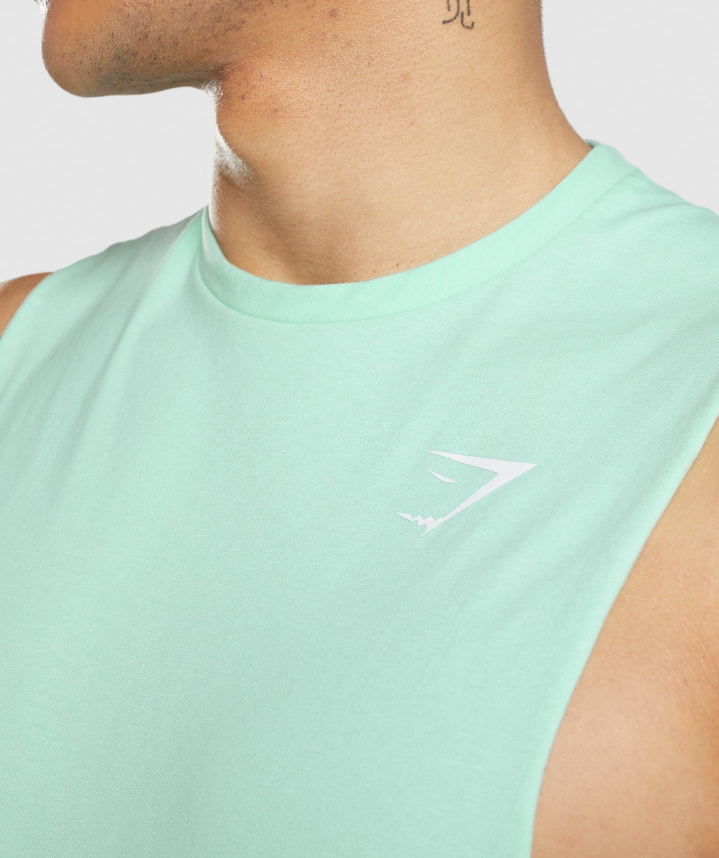 Gymshark Critical 2.0 Drop Arm Tank - Turbo Blue