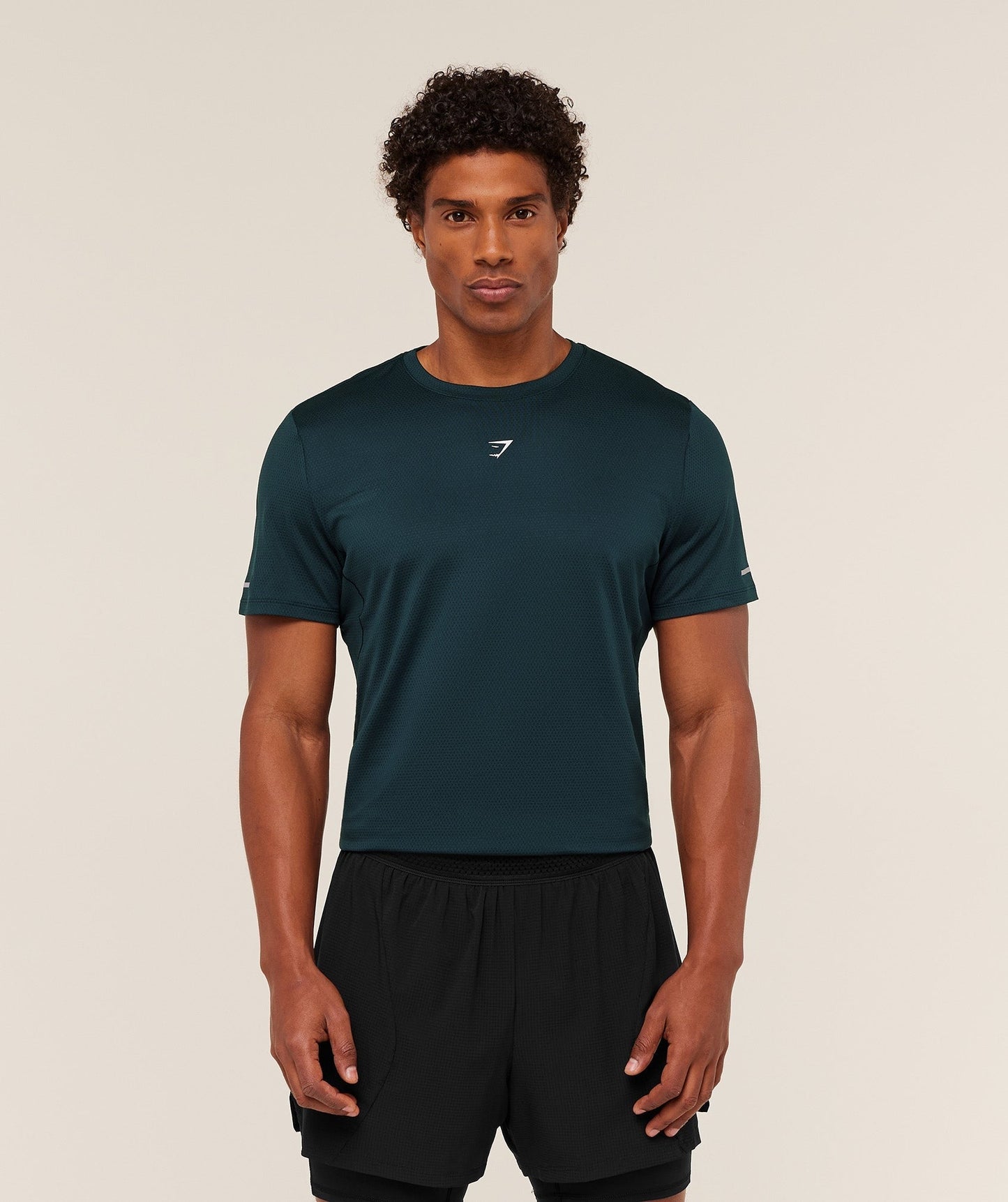 Gymshark Running T-Shirt - Deep Petrol Blue