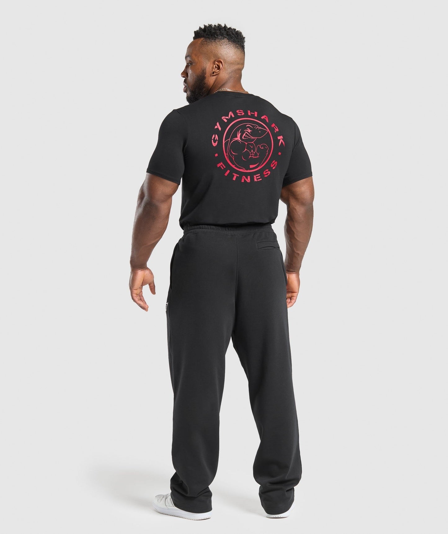 Gymshark Legacy T-Shirt - Black/Conditioning Red