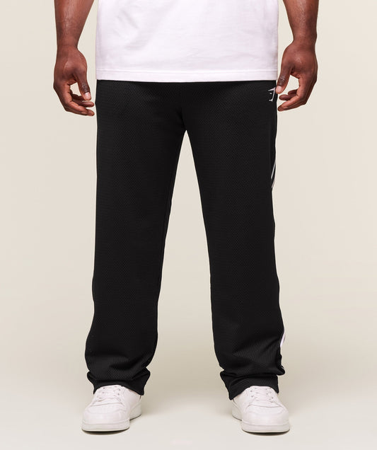 Gymshark Mesh Straight Leg Pant - Black