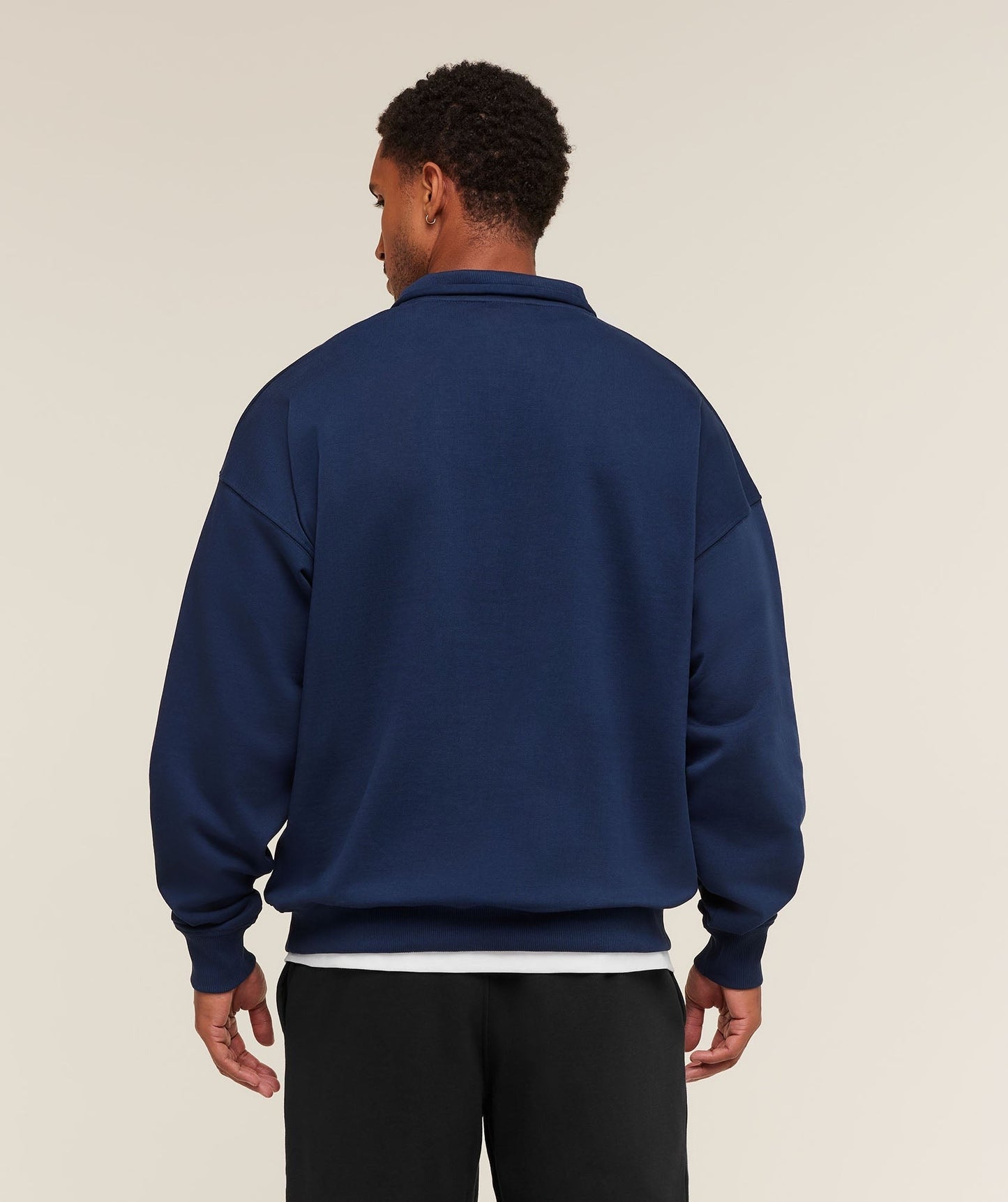 Gymshark Rest Day Sweats 1/4 Zip - Navy