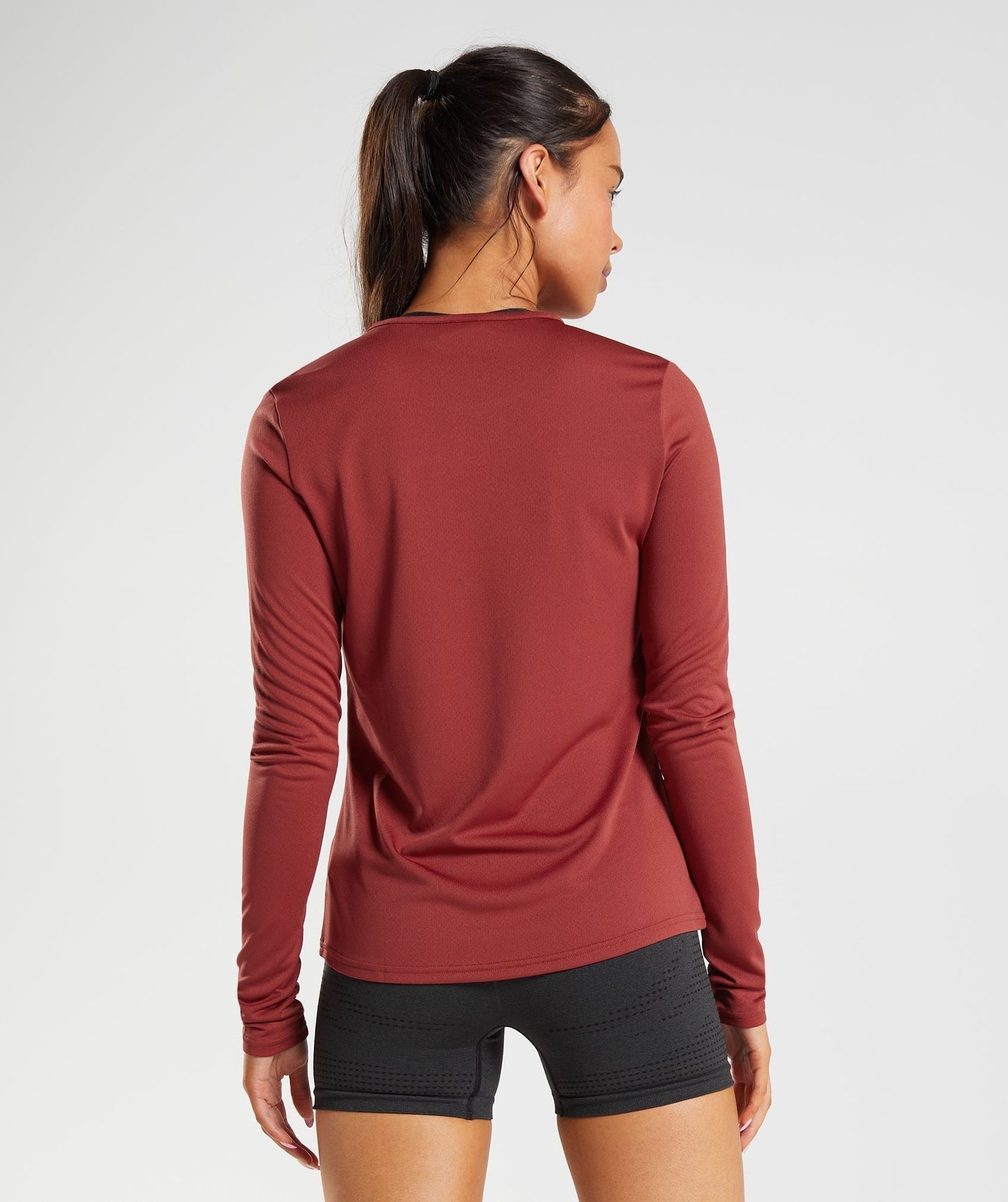 Gymshark Training Long Sleeve Top - Rosewood Red