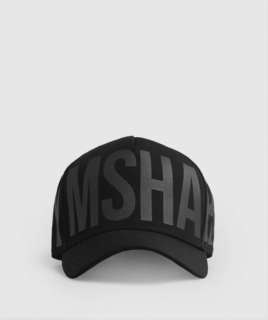 Gymshark Logo Trucker Cap - Black