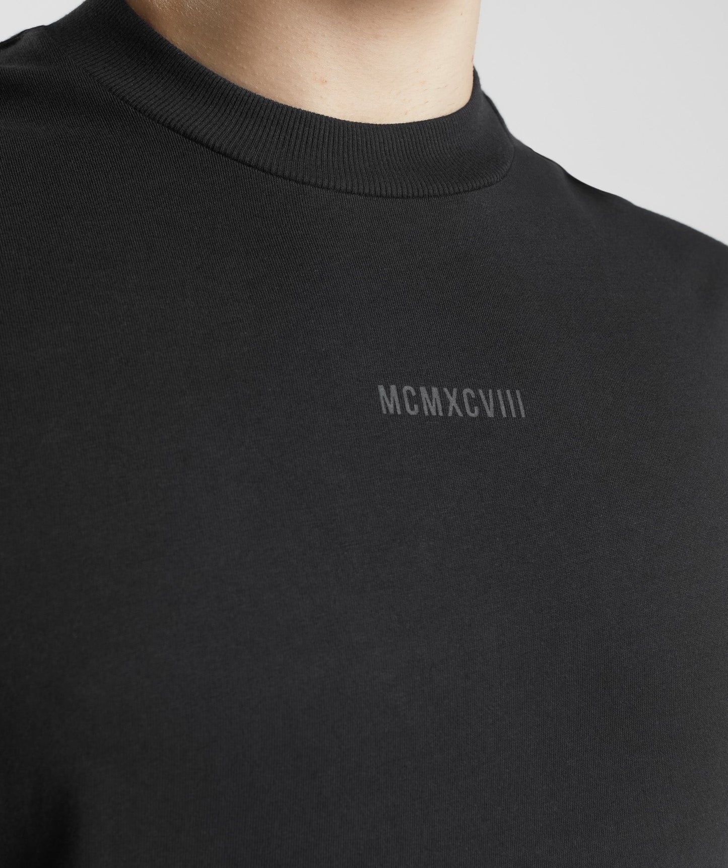 Gymshark GS x David Laid Oversized Long Sleeve T-Shirt - Black
