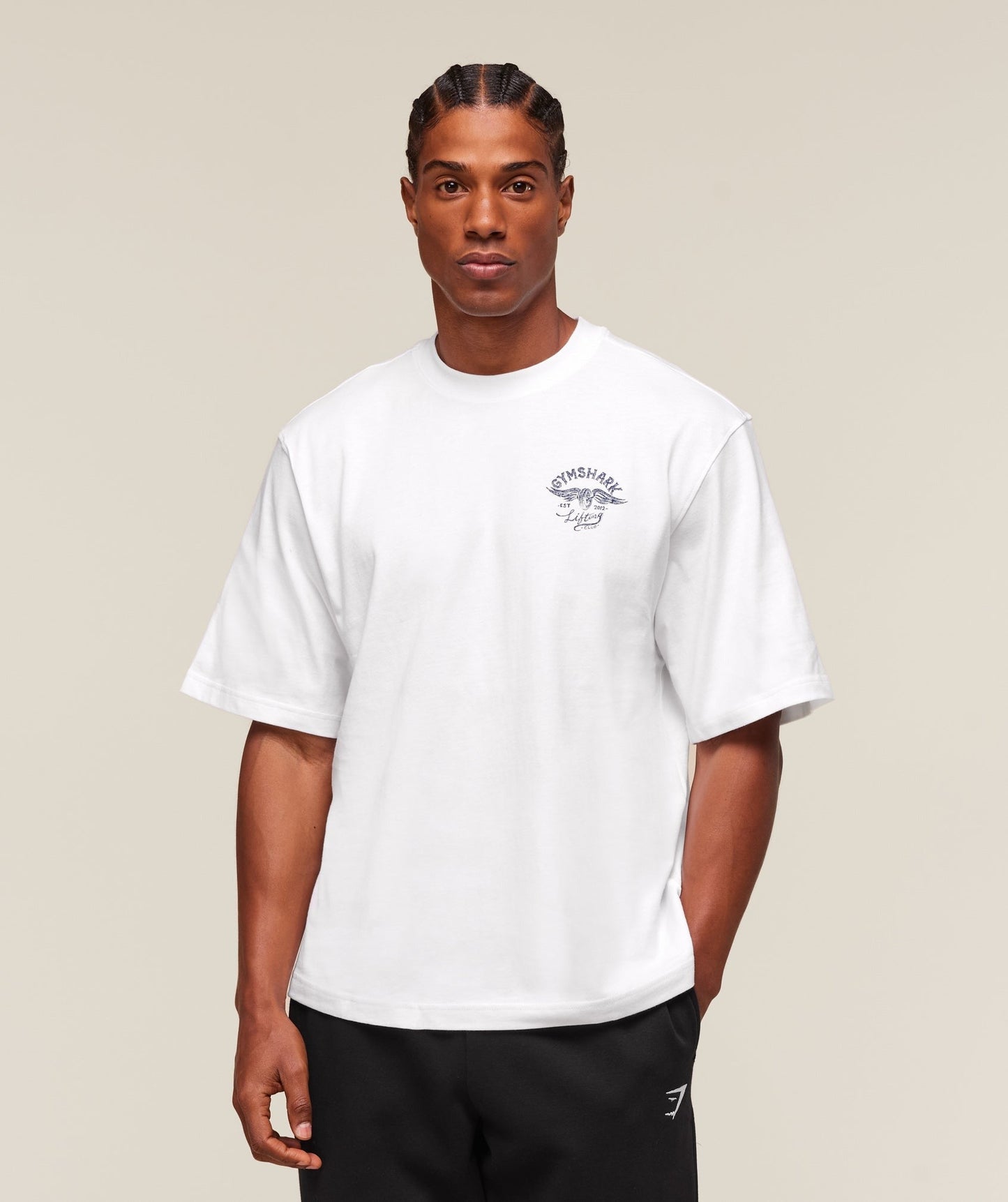 Gymshark Flying Weights T-Shirt - White