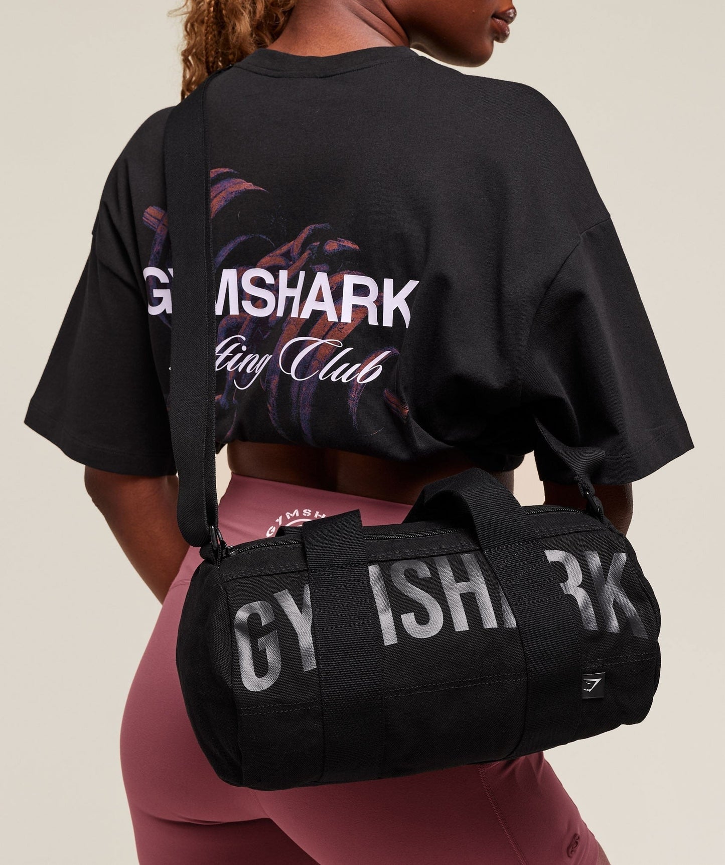 Gymshark Power Small Holdall - Black/Asphalt Grey