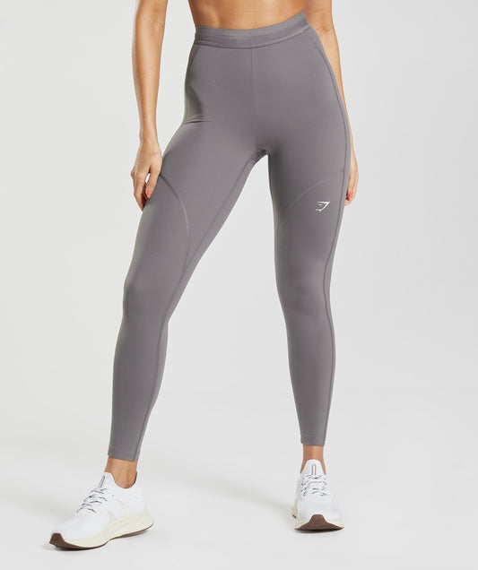 Gymshark RUNNING LEGGINGS - Titanium Grey