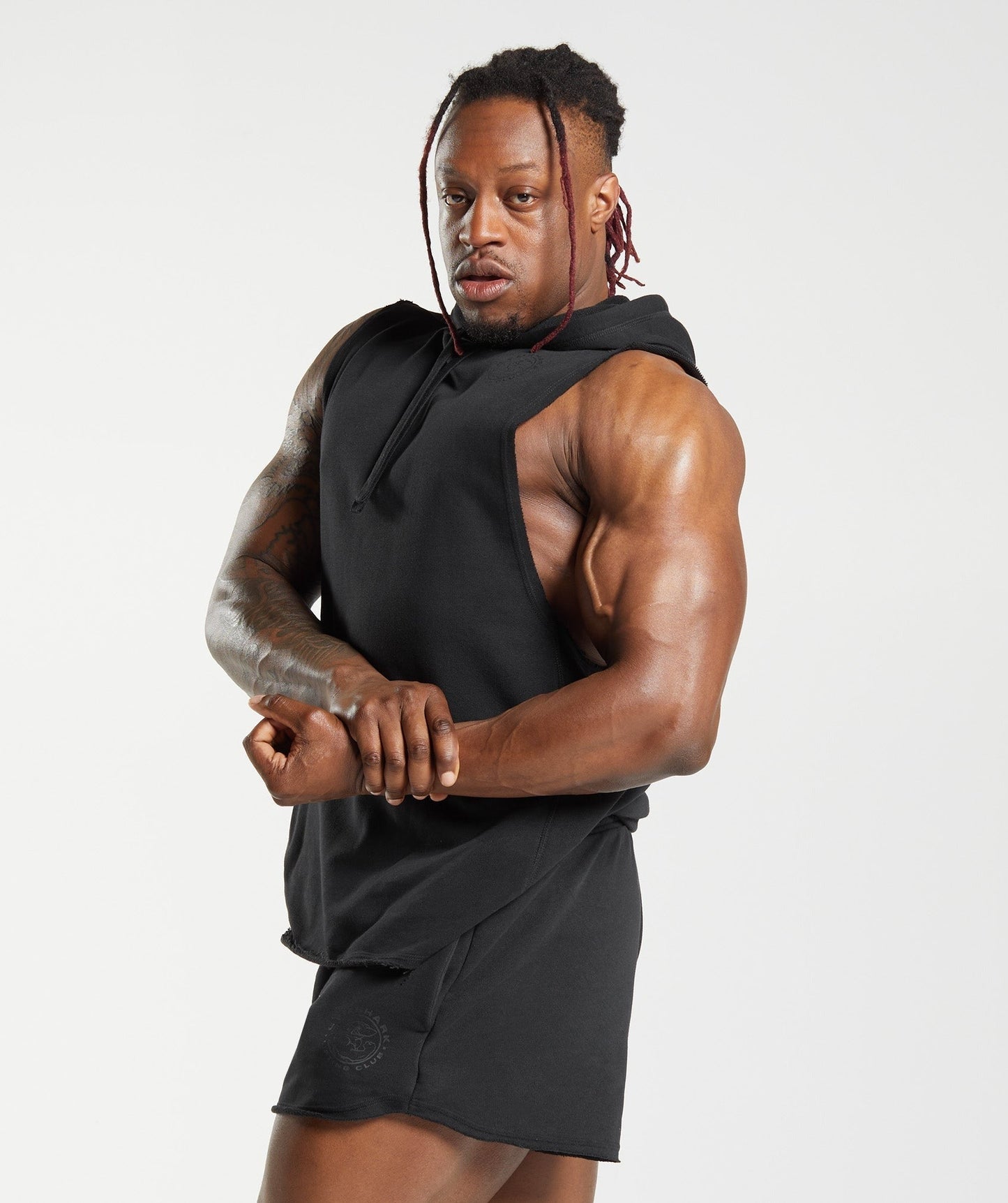 Gymshark Legacy Drop Arm Hoodie - Black