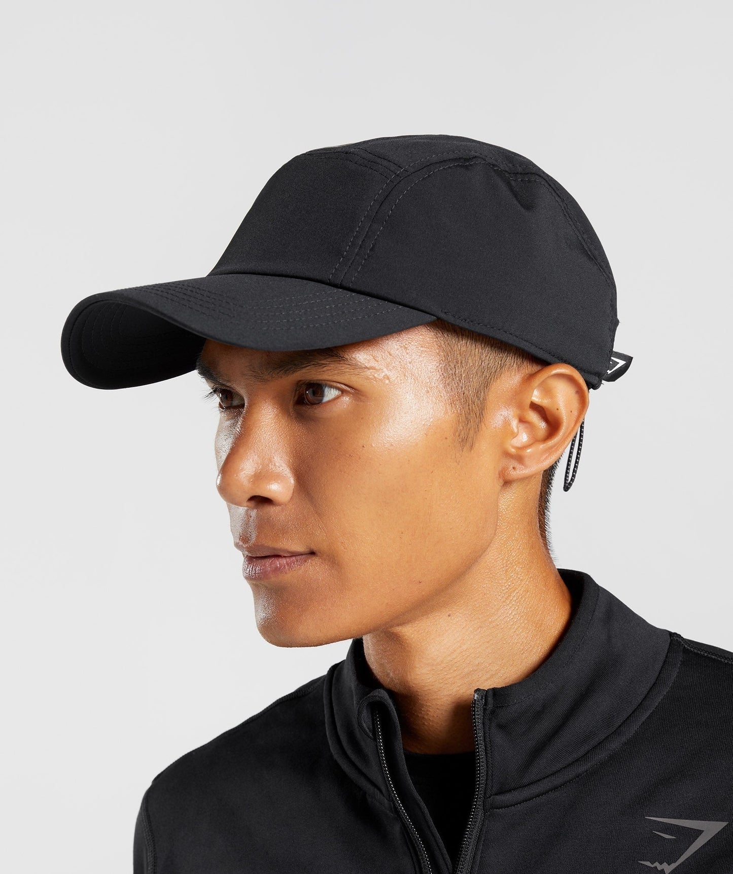 Gymshark Logo 5 Panel Cap - Black