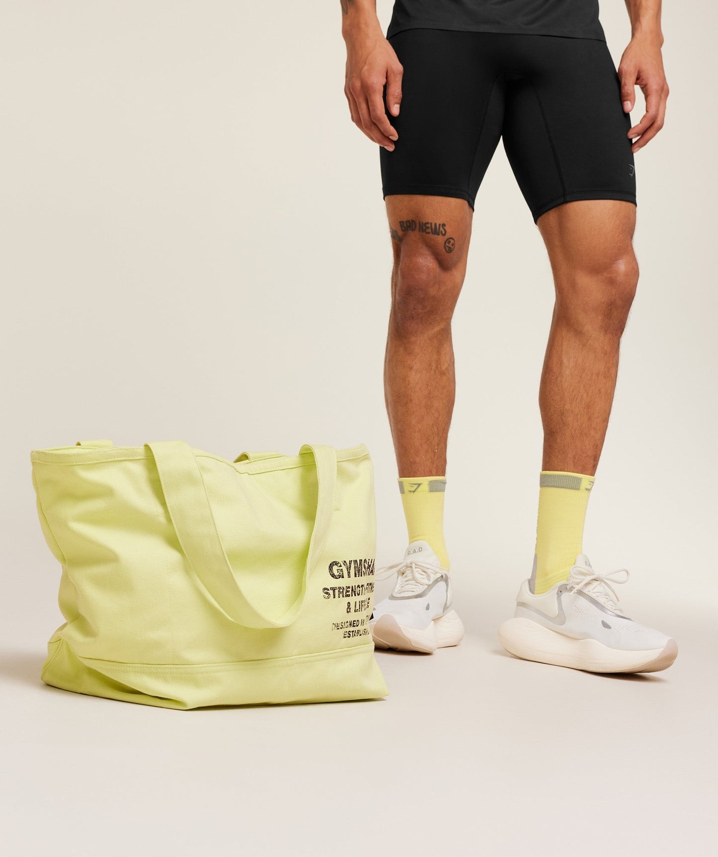 Gymshark Strength Tote - Sorbet Yellow