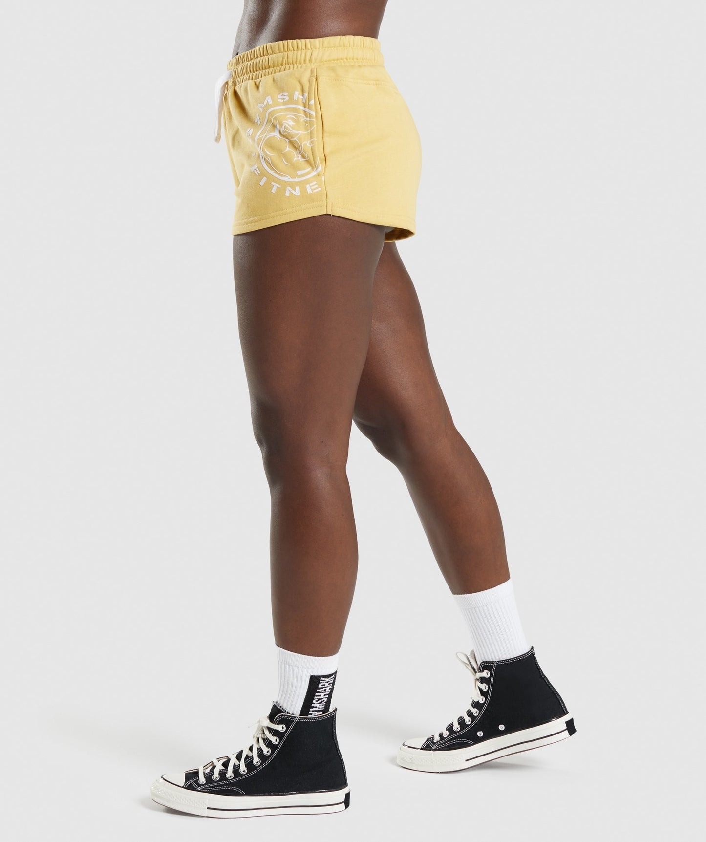 Gymshark Legacy Graphic Shorts - Yellow