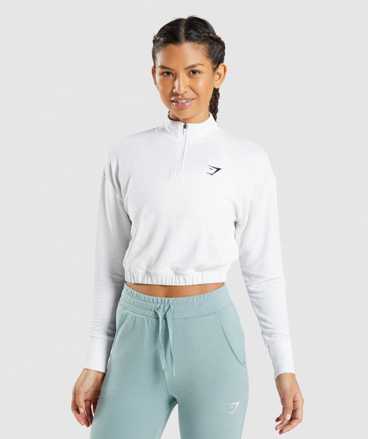 Gymshark Pippa Training Pullover - White