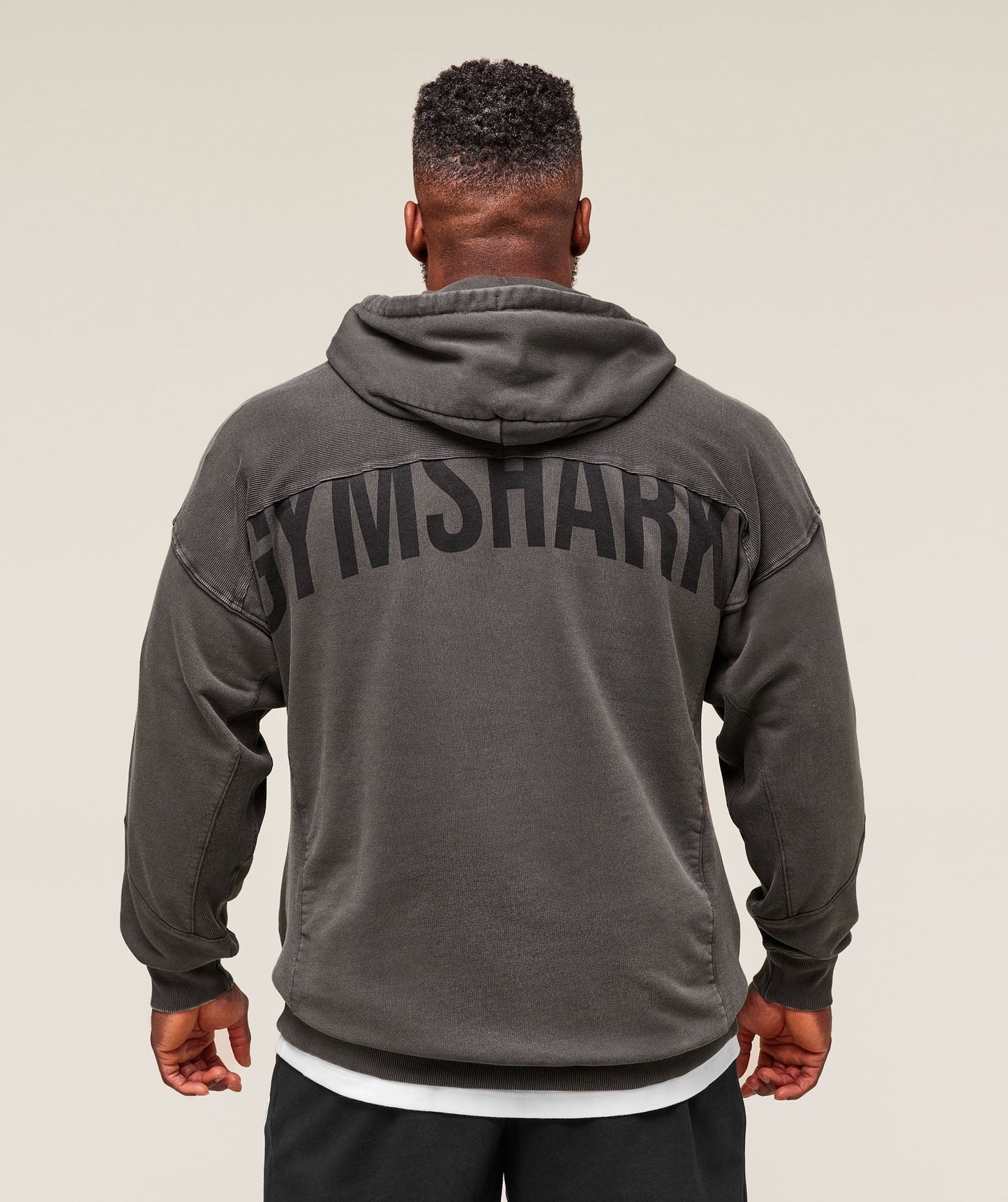 Gymshark Power Washed Hoodie - Grey