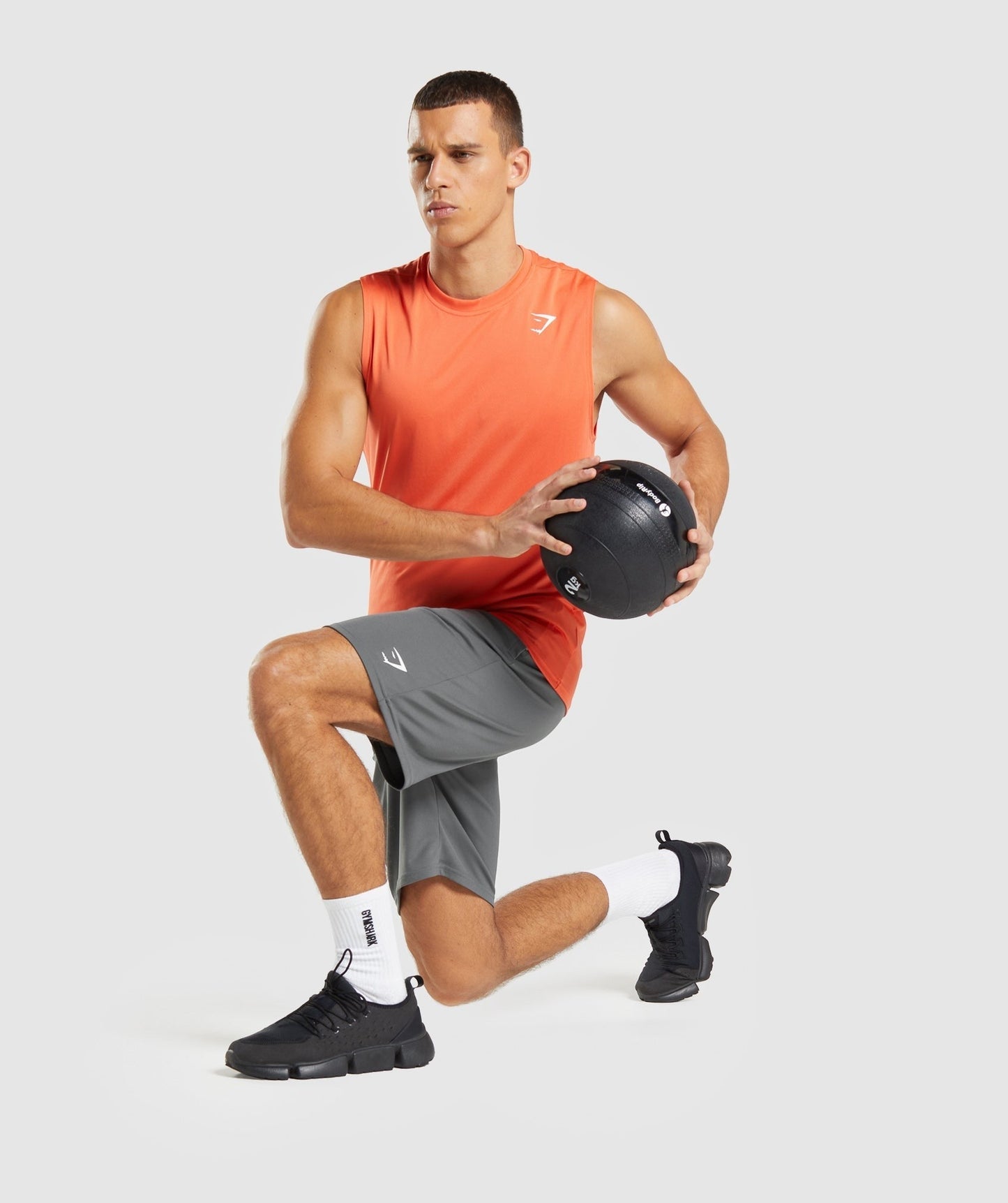 Gymshark Arrival Sleeveless Tee - Papaya Orange