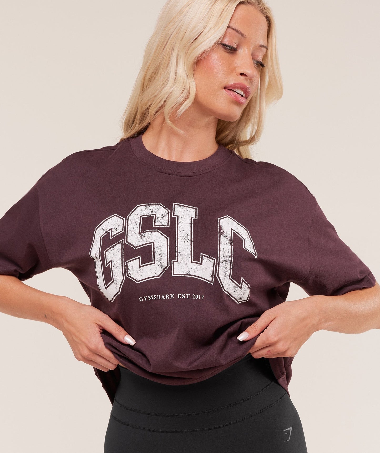 Gymshark GSLC Lifting Club Short Sleeve T-Shirt - Cherry Purple