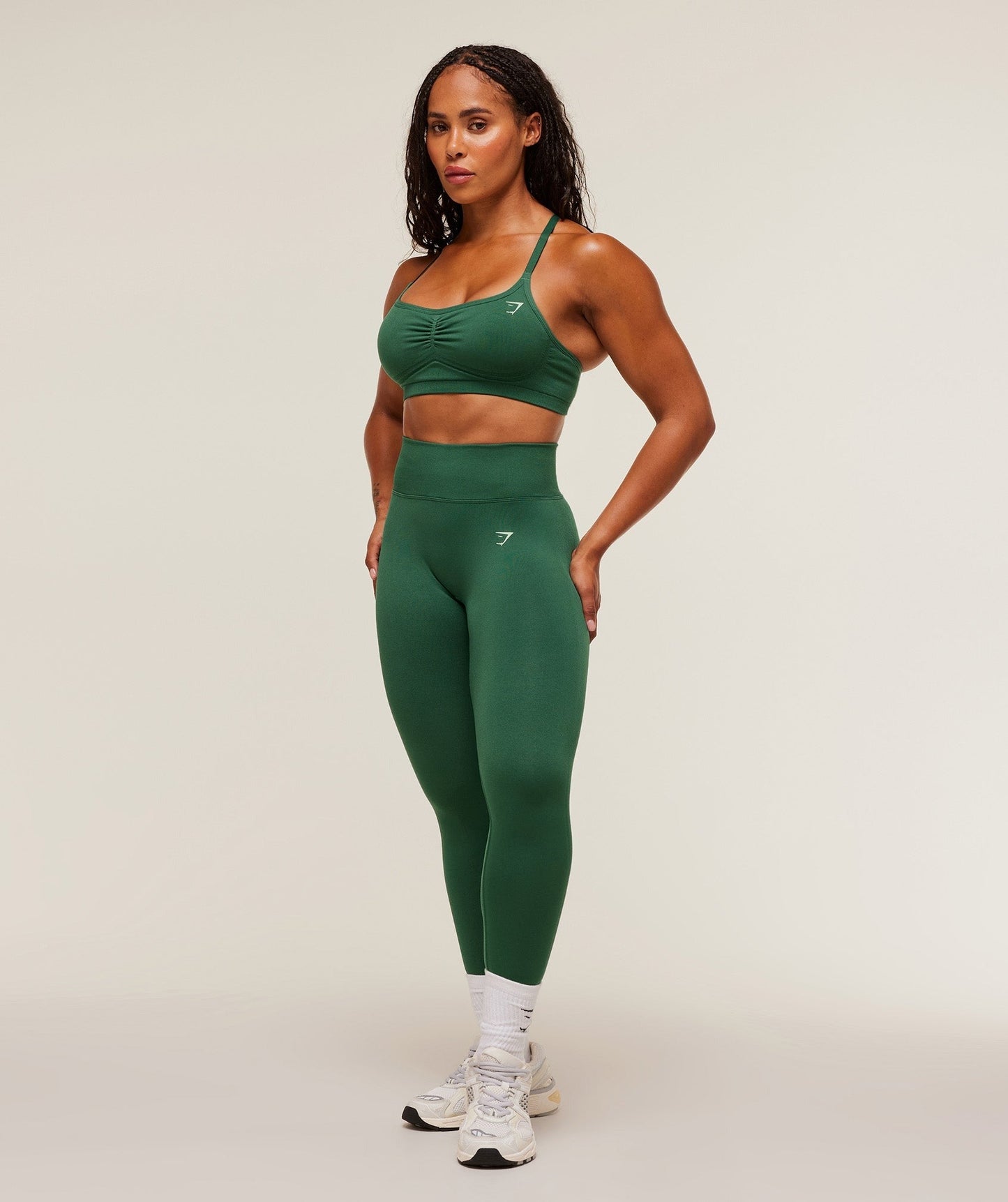 Gymshark Lift Seamless Sports Bra - Lift Green/Lift Green Marl