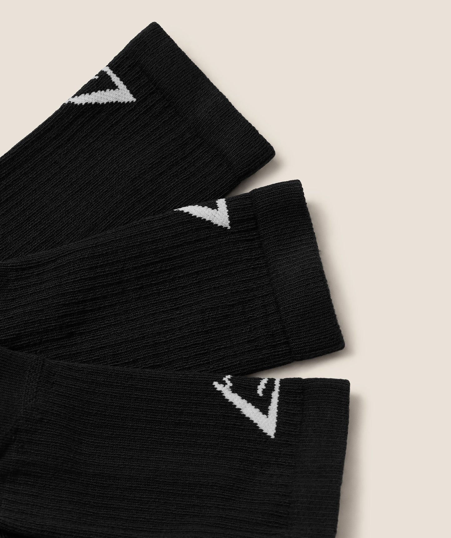 Gymshark Performance Crew Socks 3pk - GS Black