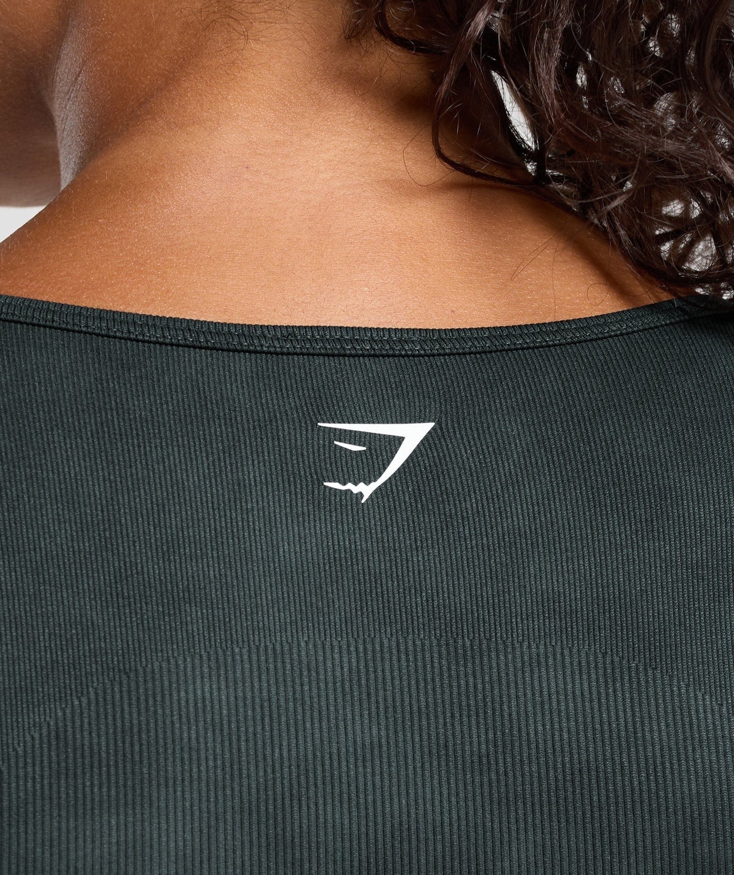 Gymshark Gains Seamless Washed Zip Up Jacket - Black
