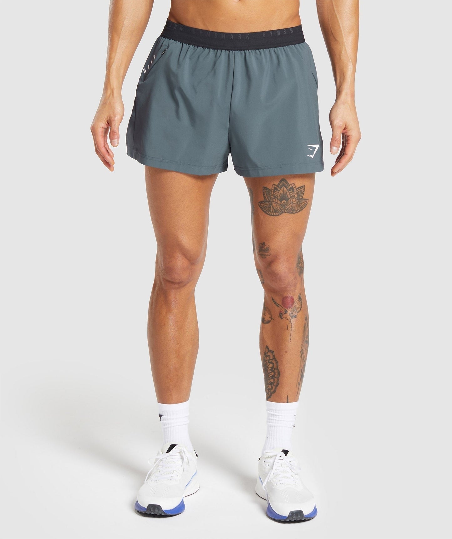 Gymshark Sport Run 3" Short - Titanium Blue