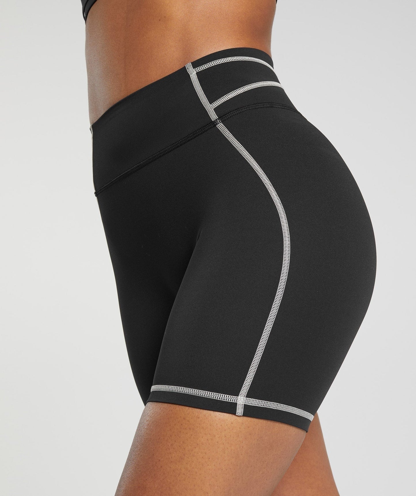 Gymshark Stitch Feature Shorts - Black