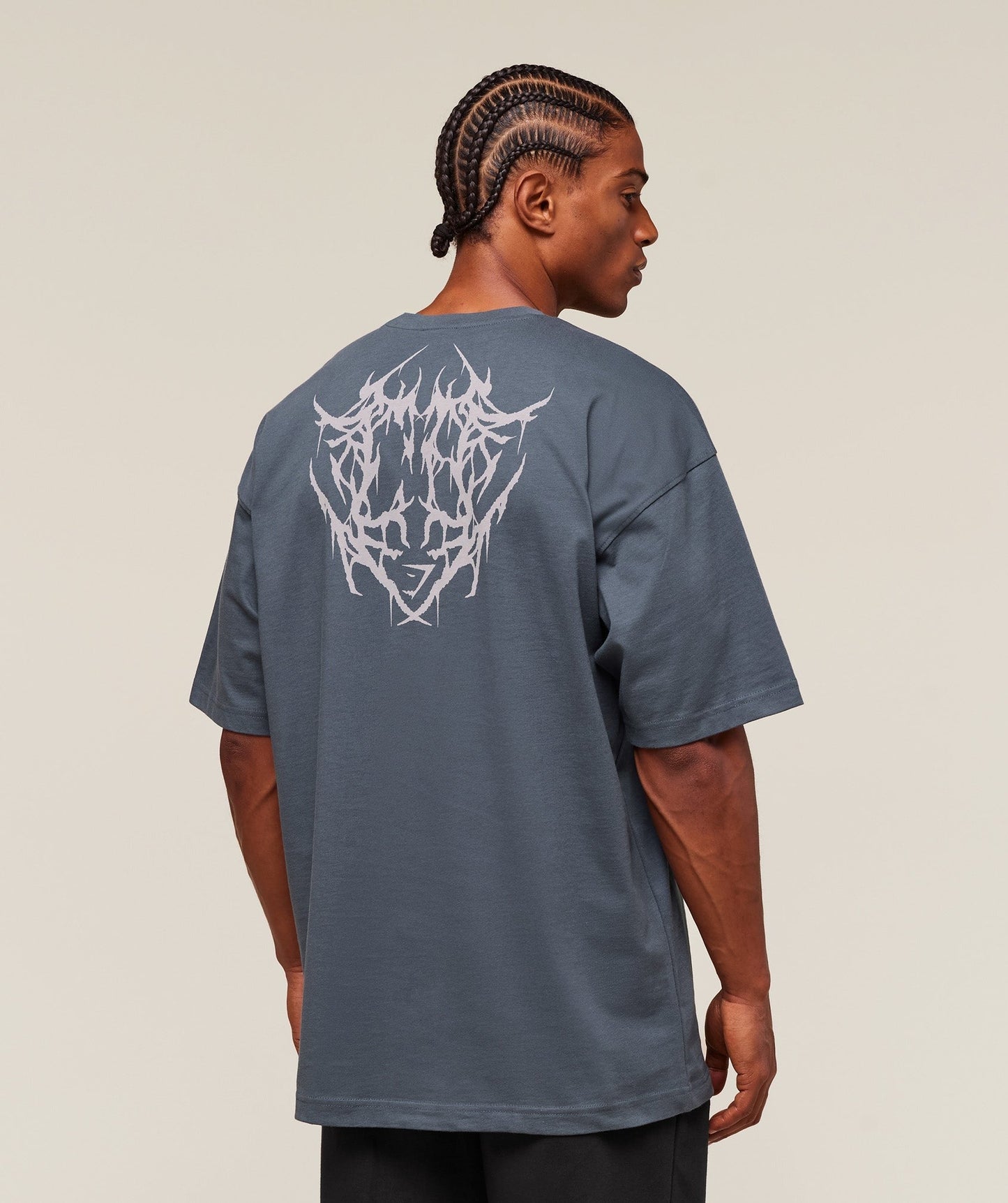 Gymshark Carlos Belcast x Rest Day Essential T-Shirt - Titanium Blue