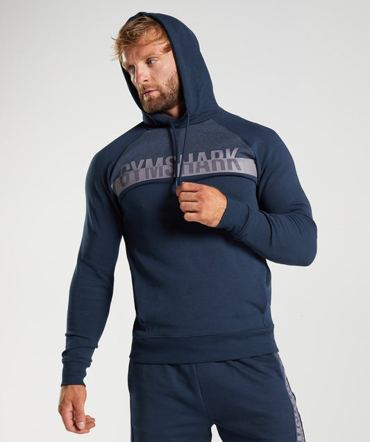 Gymshark Bold React Hoodie - Navy