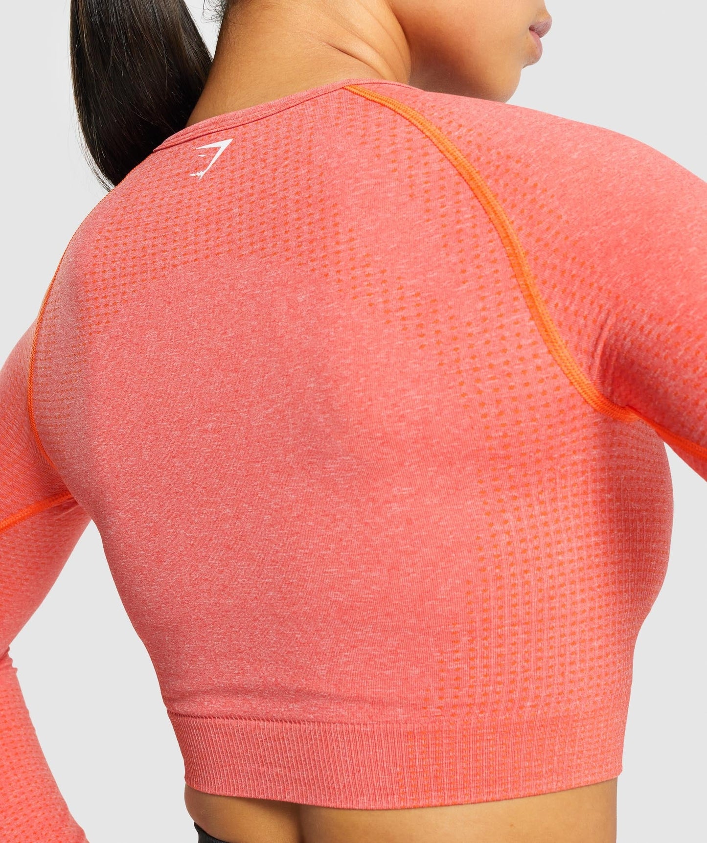 Gymshark Vital Crop Top - Orange Marl