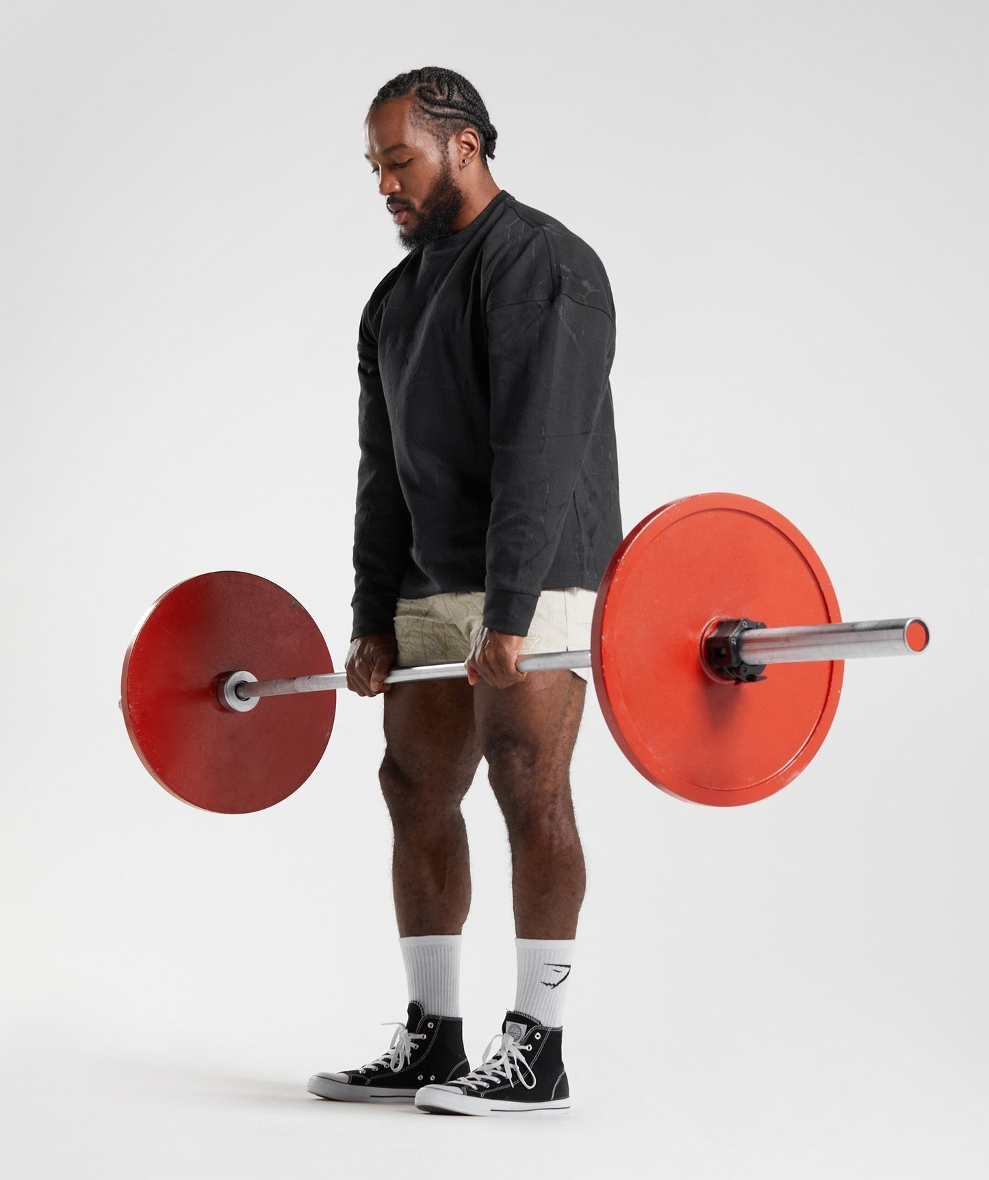 Gymshark Power Crew - Black Print