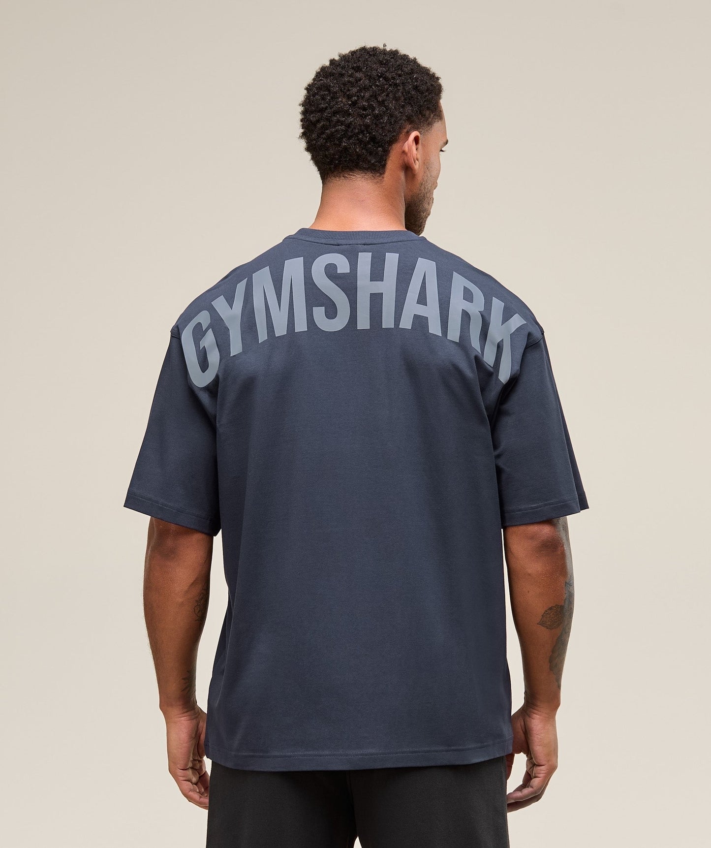 Gymshark Power T-Shirt - Heavy Blue
