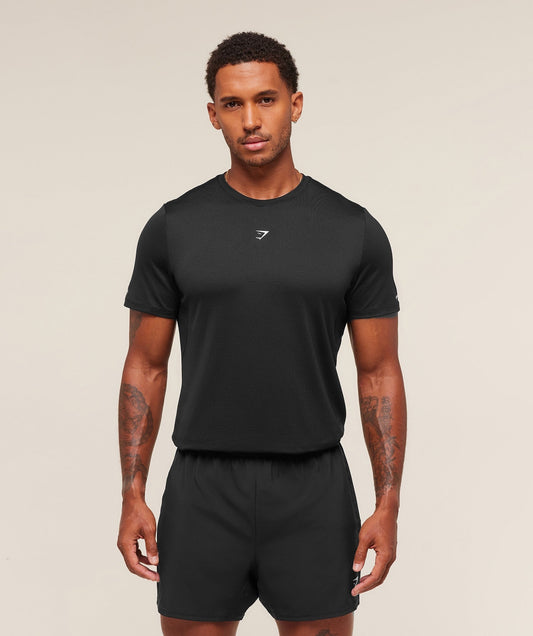 Gymshark Running T-Shirt - Black