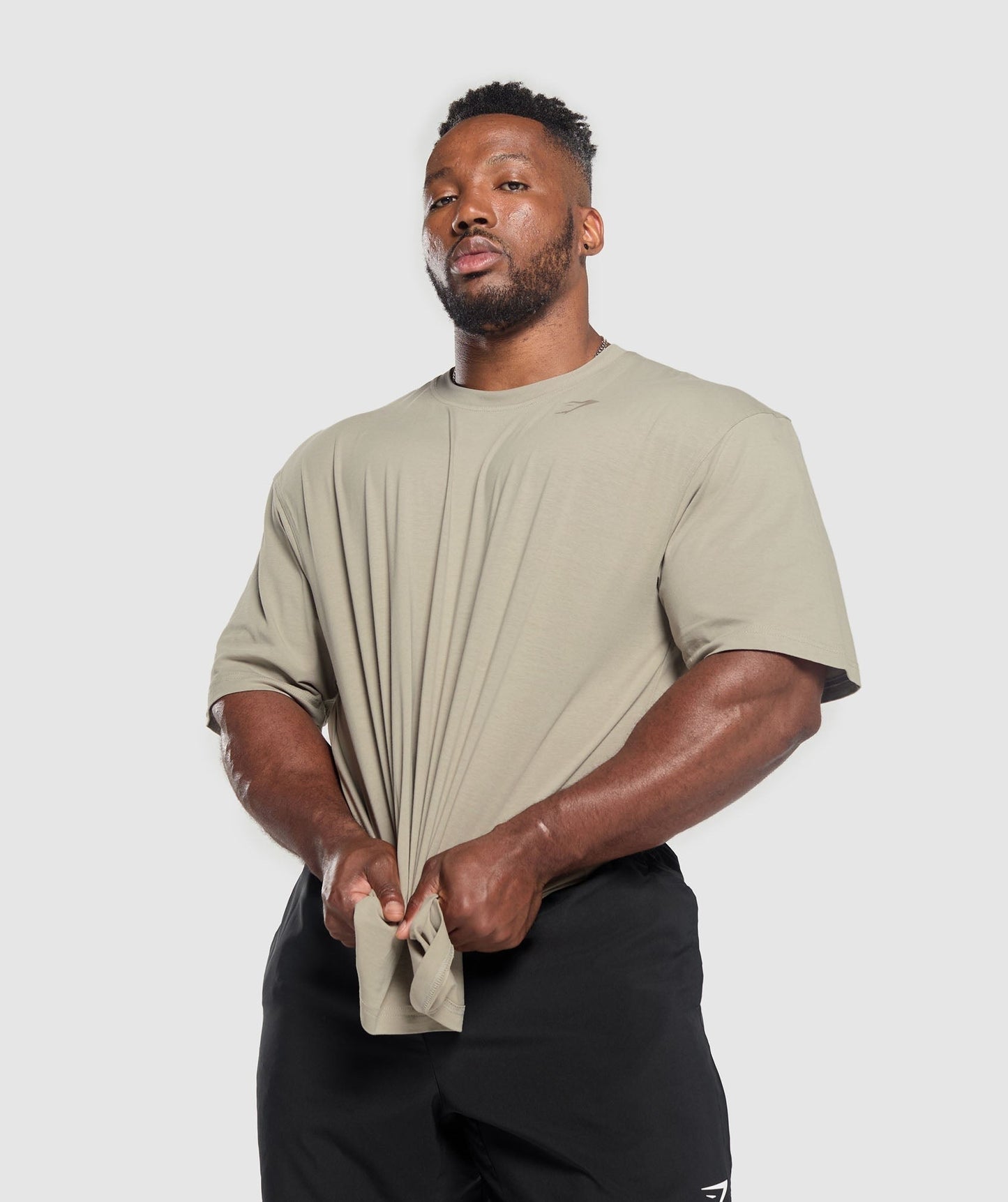 Gymshark Power T-Shirt - Ecru Brown